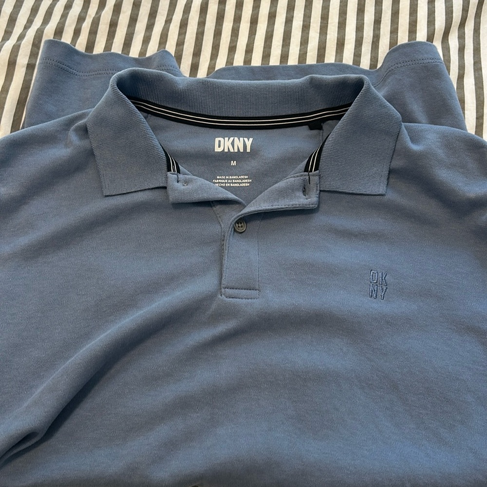 DKNY Blue Polo MEDIUM